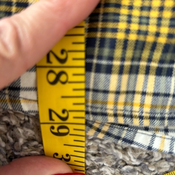 5/$25 Burton Dryride dark blue and yellow cotton blend shirt size small - Picture 5 of 7